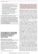 Viral Hepatitis E Outbreaks in Refugees and Internally Displaced Populations subSaharan Africa 20102020