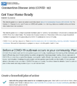 Coronavirus Disease 2019 COVID19 Get Your Home Ready Interim Guidance March 14 2020