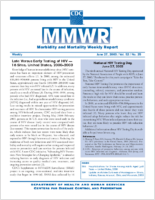 MMWR Morbidity and Mortality Weekly Report Vol 52 No 25 June 27 2003