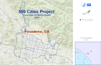 500 Cities Project Local Data for Better Health 2014 Pasadena CA
