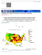 FluView Weekly US Map Influenza Summary Update