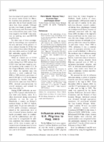 Influenza among UK Pilgrims to Hajj 2003
