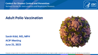Adult polio vaccination