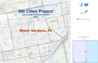 500 Cities Project Local Data for Better Health 2014 Miami Gardens FL