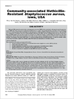 CommunityAssociated MethicillinResistant Staphylococcus aureus Iowa USA