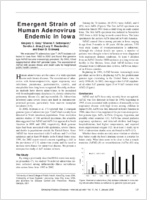 Emergent Strain of Human Adenovirus Endemic in Iowa