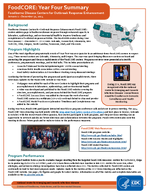 FoodCORE Year Four Summary Foodborne Disease Centers for Outbreak Response Enhancement January 1  December 31 2014