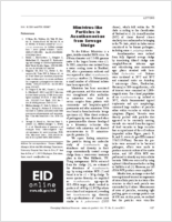 Mimiviruslike Particles in Acanthamoebae from Sewage Sludge