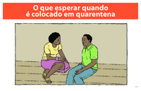 O que esperar quando  colocado em quarentena livreto