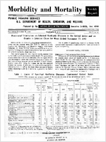 Morbidity and Mortality Weekly Report For release November 29 1958 Vol 7 No 47