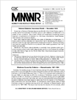 Morbidity and Mortality Weekly Report MMWR November 1 1996  Vol 45  No 43