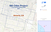 500 Cities Project Local Data for Better Health 2014 Ontario CA