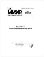 Morbidity and Mortality Weekly Report MMWR CDC Surveillance Summaries December 1993  Vol 42  No SS6