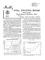 Advance report  Final divorce statistics 1974