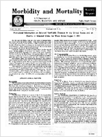 Morbidity and Mortality Weekly Report Vol 3 No 31 August 13 1954