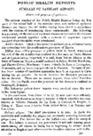 Public Health Reports  v 20 no 27 July 7 1905