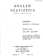 Hernias reported in interviews United States July 1957June 1959