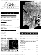 Public Health Reports  v 114 no 6  table of contents
