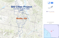 500 Cities Project Local Data for Better Health 2014 Rialto CA