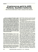 Cryptococcus gattii in AIDS Patients Southern California