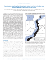 Translocation of a Stray Cat Infected with Rabies from North Carolina to a Terrestrial RabiesFree County in Ohio 2017