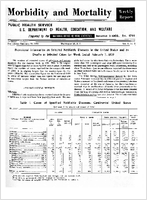 Morbidity and Mortality Weekly Report For release February 13 1959 Vol 8 No 5