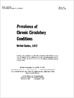 Prevalence of chronic circulatory conditions United States 1972
