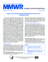 MMWR Morbidity and Mortality Weekly Report Vol 59 No 18 May 14 2010