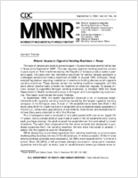 Morbidity and Mortality Weekly Report MMWR September 2 1994  Vol 43  No 34