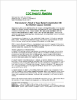 Manufacturers Recall of Nasal Spray Contaminated with Burkholderia cepacia complex March 25 2004 1120 EST 1120 AM EST