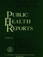 Public Health Reports  v 74  no 1  cover