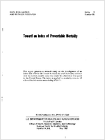 Toward an Index of Preventable Mortality