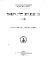 Mortality Statistics 1921