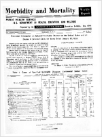 Morbidity and Mortality Weekly Report For release January 16 1959 Vol 8 No 1