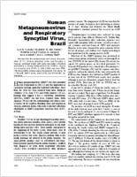 Human Metapneumovirus and Respiratory Syncytial Virus Brazil