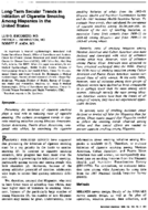Longterm secular trends in initiation of cigarette smoking among Hispanics in the United States