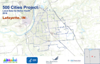 500 Cities Project Local Data for Better Health 2016 Lafayette IN