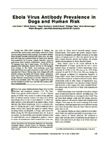 Ebola Virus Antibody Prevalence in Dogs and Human Risk