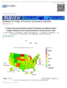 FluView Weekly US Map Influenza Summary Update