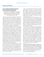 Notes From the Field Increase in Reported Hepatitis a Infections Among Men Who Have Sex with Men  New York City JanuaryAugust 2017
