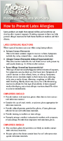 Fast Facts Home Healthcare Workers How to Prevent Latex Allergies