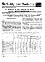 Morbidity and Mortality Weekly Report Vol 6 No 29 for Release July 26 1957