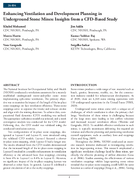 Enhancing Ventilation and Development Planning in Underground Stone Mines Insights from a CFDBased Study