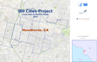 500 Cities Project Local Data for Better Health 2014 Hawthorne CA