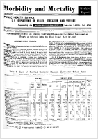 Morbidity and Mortality Weekly Report Vol 6 No 16 for Release April 26 1957
