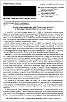 MMWR Morbidity and Mortality Weekly Report August 10 1984  Vol 33  No 31
