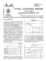 Advanced report  Final mortality statistics 1975