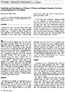 Variability and consistency of rates of primary and repeat cesarean sections among hospitals in two states