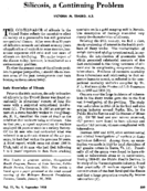 Silicosis a continuing problem