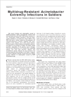 MultidrugResistant Acinetobacter Extremity Infections in Soldiers